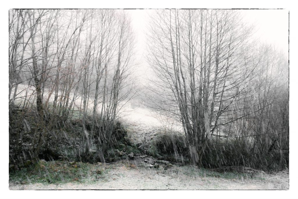 Foto: © Leif Erling Aasan, "Regn som går over til snø"
